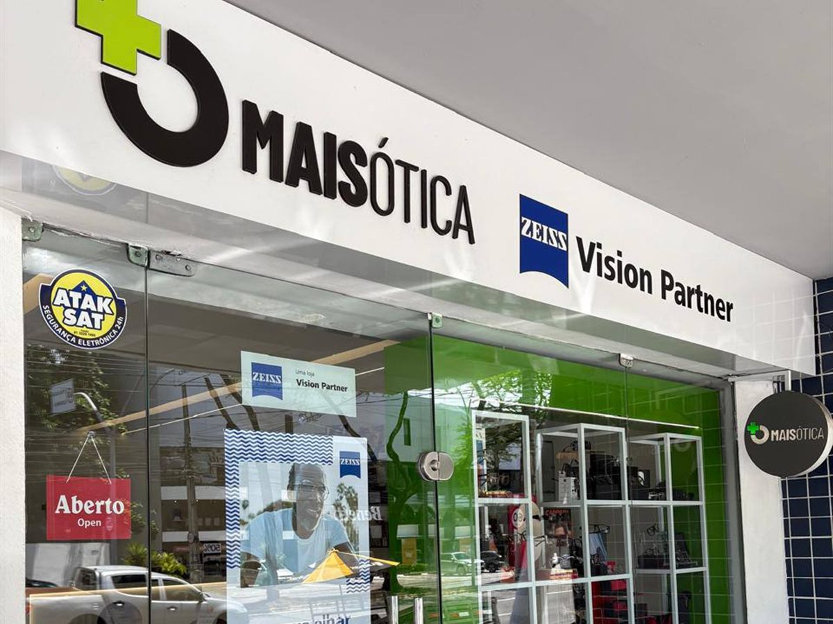 Fachada da Mais Ótica na Av. Conselheiro Aguiar, Boa Viagem